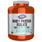 NOW Foods Whey Protein Isolate, Unflavored Powder - 5 lbs.