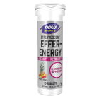 NOW Foods Effer-Energy Effervescent Tropical Punch - 10 Tablets/Tube