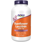 NOW Foods Sunflower Lecithin 1200 mg Soy-Free, Non-GMO - 200 Softgels