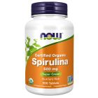 NOW Foods Spirulina 500 mg, Organic - 200 Tablets