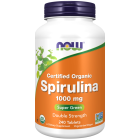 NOW Foods Spirulina Double Strength, 1000 mg Organic - 240 Tablets