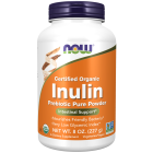 NOW Foods Inulin Prebiotic Pure Powder, Organic - 8 oz.