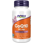 NOW Foods CoQ10 30 mg - 60 Veg Capsules