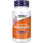 NOW Foods Melatonin, Extra Strength 10 mg - 100 Veg Capsules