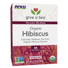 NOW Foods Hibiscus Tea, Organic - 24 Tea Bags