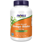 NOW Foods Ginkgo Biloba, Double Strength 120 mg - 200 Veg Capsules