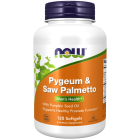 NOW Foods Pygeum & Saw Palmetto - 120 Softgels
