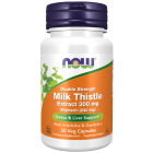 NOW Foods Milk Thistle, Double Strength 300 mg - 50 Veg Capsules
