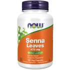 NOW Foods Senna Leaves 470 mg - 100 Veg Capsules