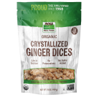 NOW Foods Ginger Dices, Crystallized & Organic - 16 oz.