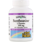 Natural Factors Stress Relax Suntheanine, L-Theanine, 100mg, 60 Chewable Tablets