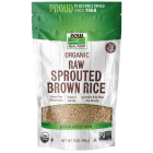 NOW Foods Sprouted Brown Rice, Organic - 16 oz.