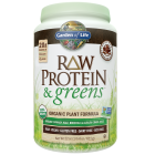 Garden of Life RAW Protein & Greens, Chocolate Cacao Flavor, 21.51 oz.