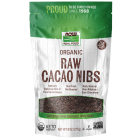 NOW Foods Cacao Nibs, Organic & Raw - 8 oz.