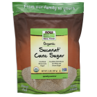 NOW Foods Sucanat® Cane Sugar, Organic - 2 lb