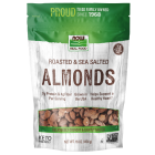 NOW Foods Almonds, Roasted & Sea Salted - 1 lb.