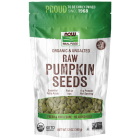 NOW Foods Pumpkin Seeds, Organic, Raw & Unsalted - 12 oz.