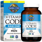 Garden of Life Vitamin Code RAW ONE for Men, 75 Capsules