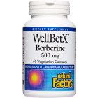 Natural Factors WellBetX Berberine, 500mg , 60 Vegetarian Capsules