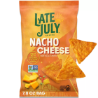 Late July Snacks Nacho Cheese Tortilla Chips - Front view