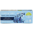 NatraCare Organic Cotton Regular Tampons, 20 Count