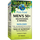 Natural Factors Whole Earth & Sea, Men's 50+ Multivitamin & Mineral, 60 Tablets