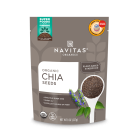 Navitas Organic Raw Chia Seeds - Front view