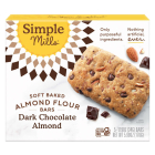 Simple Mills Dark Chocolate Almond Soft Baked Bars, 5 Bars