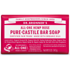 Dr. Bronner's Rose Pure-Castile Bar Soap