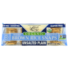 Edward & Sons Organic Unsalted Plain Baked Brown Rice Snaps