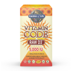 Garden of Life Vitamin Code RAW D3, 5000 IU, 60 Capsules