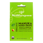 Wedderspoon Organic Manuka Honey Drops, Eucalyptus, 4 oz.