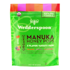 Wedderspoon Organic Manuka Honey Pops, Variety Pack, 24 Count