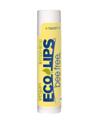 Eco Lips Bee Free Vegan Lip Balm, Lemon-Lime, 0.15 oz.