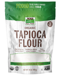 NOW Foods Tapioca Flour, Organic - 16 oz.