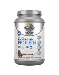 Garden of Life SPORT Organic Plant-Based Protein, Chocolate Flavor, 29.6 oz.