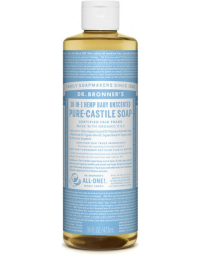 Dr. Bronner's Baby Unscented Pure-Castile Liquid Soap
