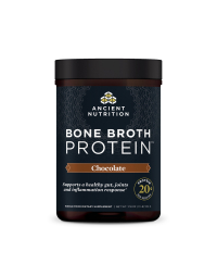 Ancient Nutrition Bone Broth Protein, Chocolate Flavor, 17.8 oz.
