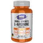 NOW Foods L-Arginine 1000 mg, Double Strength - 60 Tablets