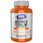 NOW Foods Arginine & Citrulline 500 mg / 250 mg - 120 Veg Capsules