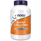 NOW Foods Acetyl-L-Carnitine 500 mg - 200 Veg Capsules