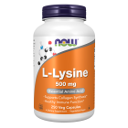 NOW Foods L-Lysine 500 mg - 250 Veg Capsules