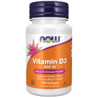 NOW Foods Vitamin D-3 400 IU - 180 Softgels