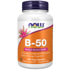 NOW Foods Vitamin B-50 mg - 100 Veg Capsules