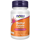 NOW Foods Methyl Folate 5000 mcg - 50 Veg Capsules