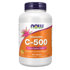 NOW Foods Vitamin C-500 Orange Chewable - 100 Tablets