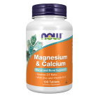 NOW Foods Magnesium & Calcium - 100 Tablets