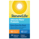Renew Life Ultimate Flora Extra Care Probiotic Go-Pack, 50 Billion, 30 Capsules