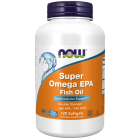 NOW Foods Super Omega EPA Fish Oil, Double Strength - 120 Softgels