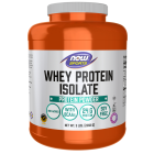 NOW Foods Whey Protein Isolate, Unflavored Powder - 5 lbs.